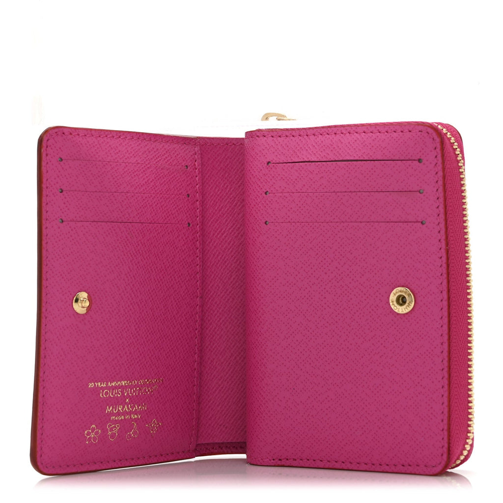 Louis Vuitton LV X TM Monogram Multicolor Portefeuille Lou Compact Wallet  White