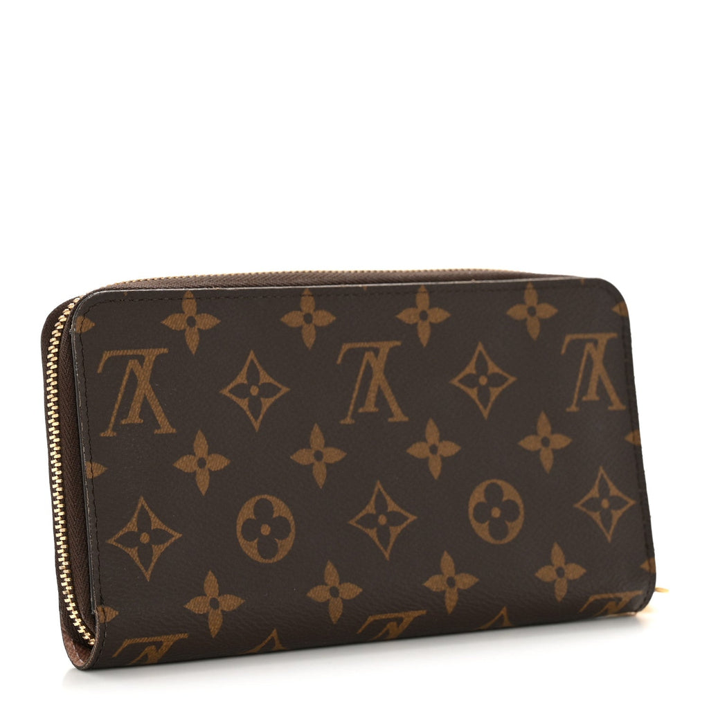Louis Vuitton Monogram Zippy Wallet Rose Ballerine