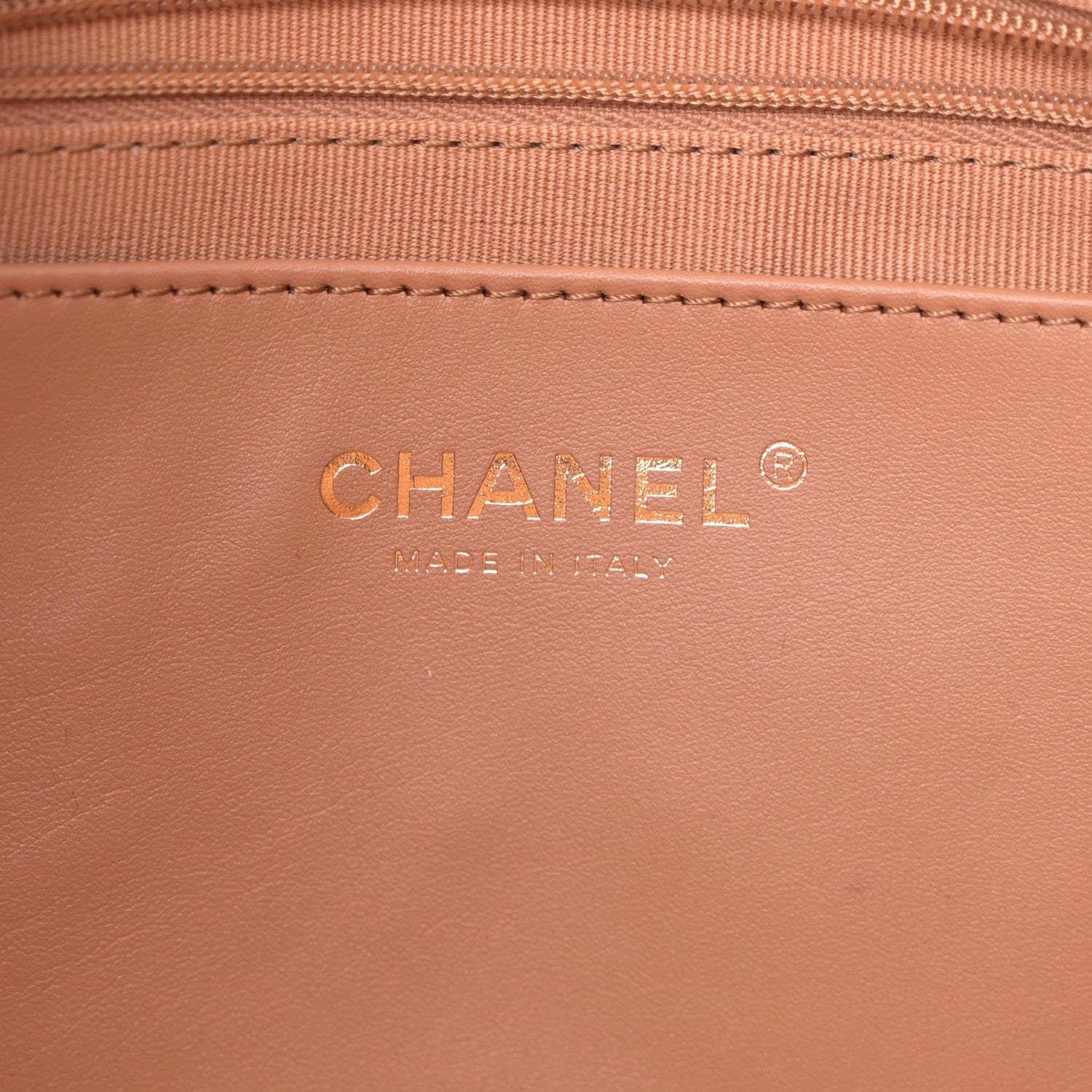 Chanel Shiny Lambskin Quilted Trendy Pockets Hobo Brown
