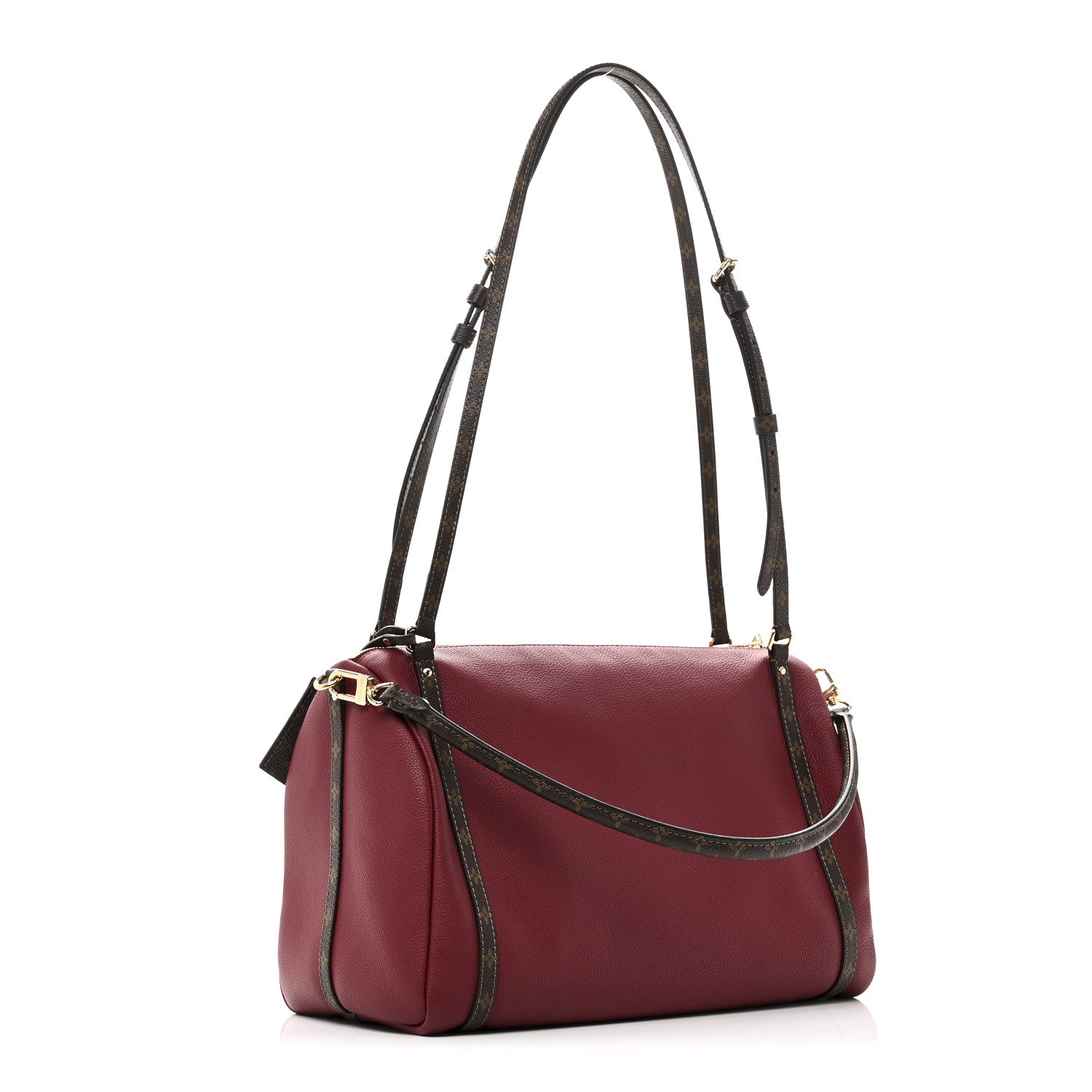 Louis Vuitton Calfskin Monogram Express MM Carmin Red