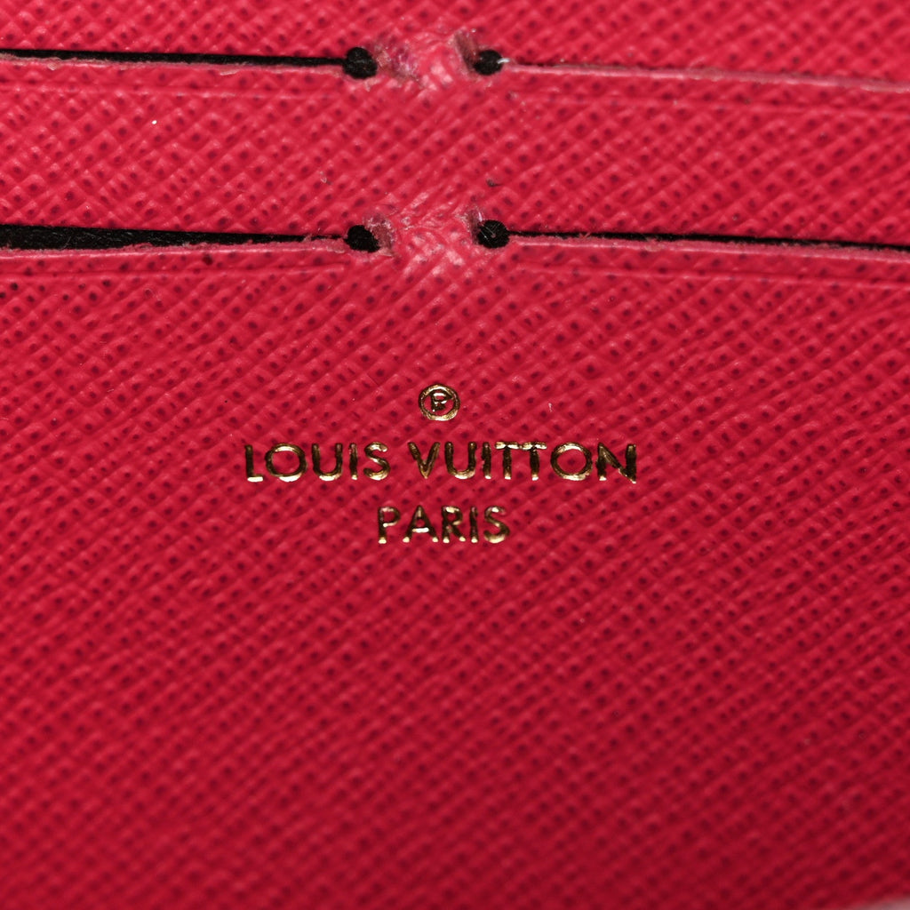 Louis Vuitton Monogram Clemence Wallet Fuchsia