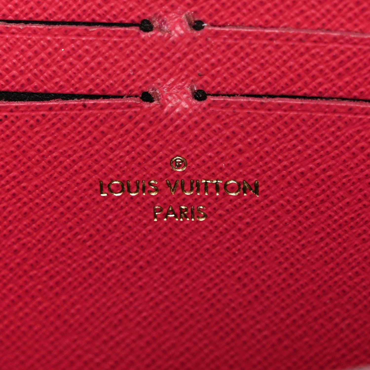 Louis Vuitton Monogram Clemence Wallet Fuchsia