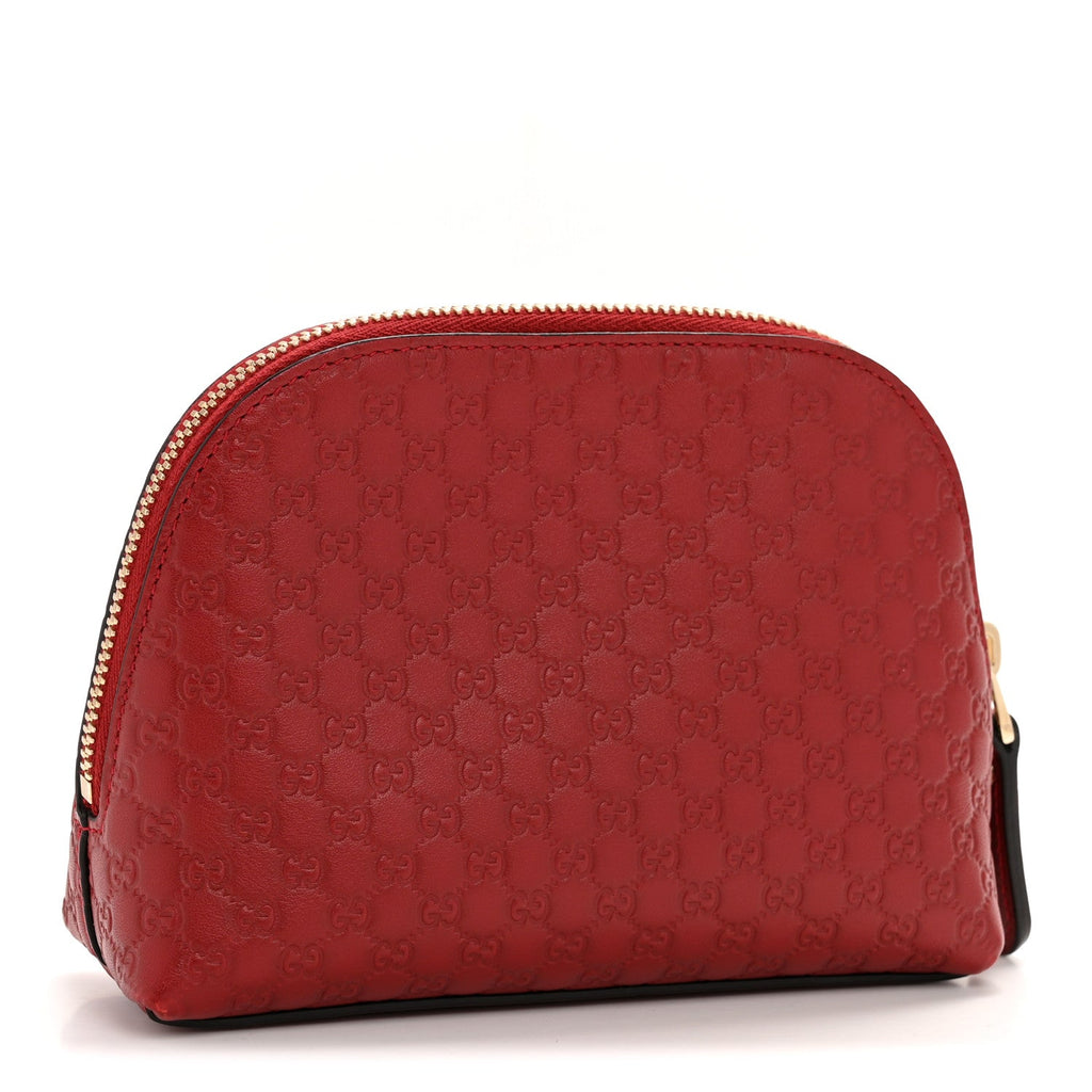 Gucci Microguccissima GG Cosmetic Case Red
