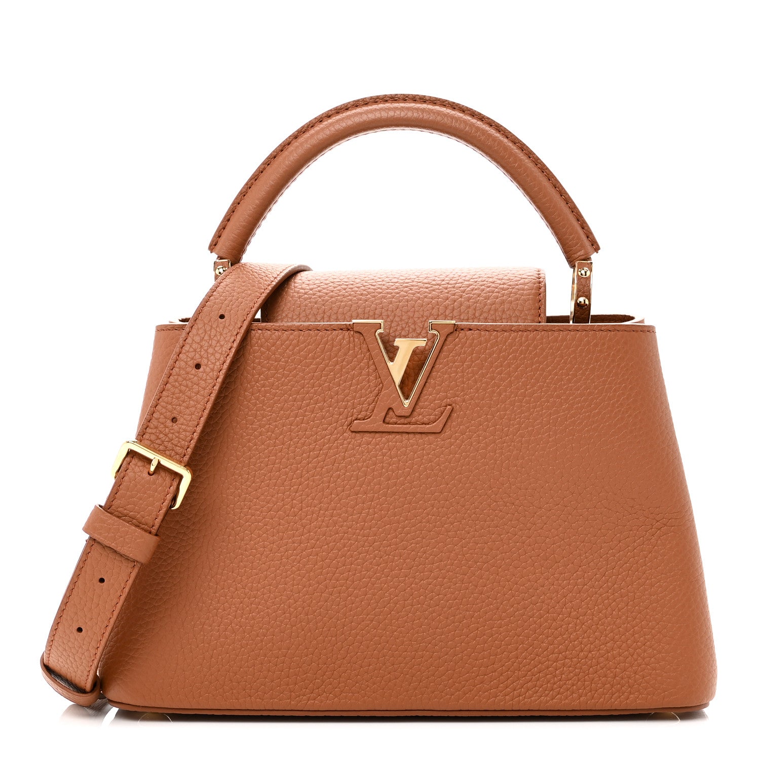 Louis Vuitton Taurillon Capucines BB Tan