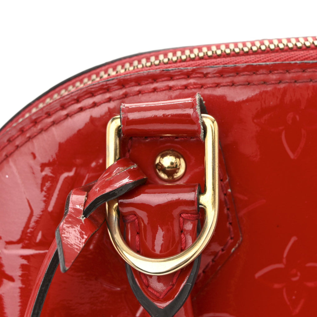 Louis Vuitton Vernis Alma BB Cherry