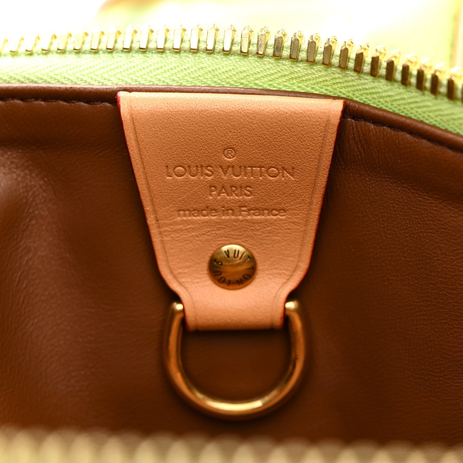 Louis Vuitton Calfskin Monogram Speedy P9 Bandouliere 40 Frozen Lime