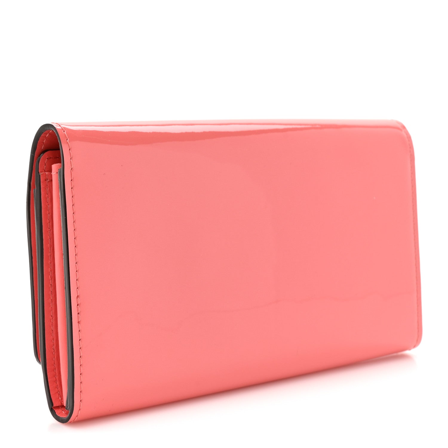 Louis Vuitton Patent Louise Wallet Rose Litchi