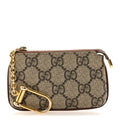 Gucci GG Supreme Monogram Key Case Brown