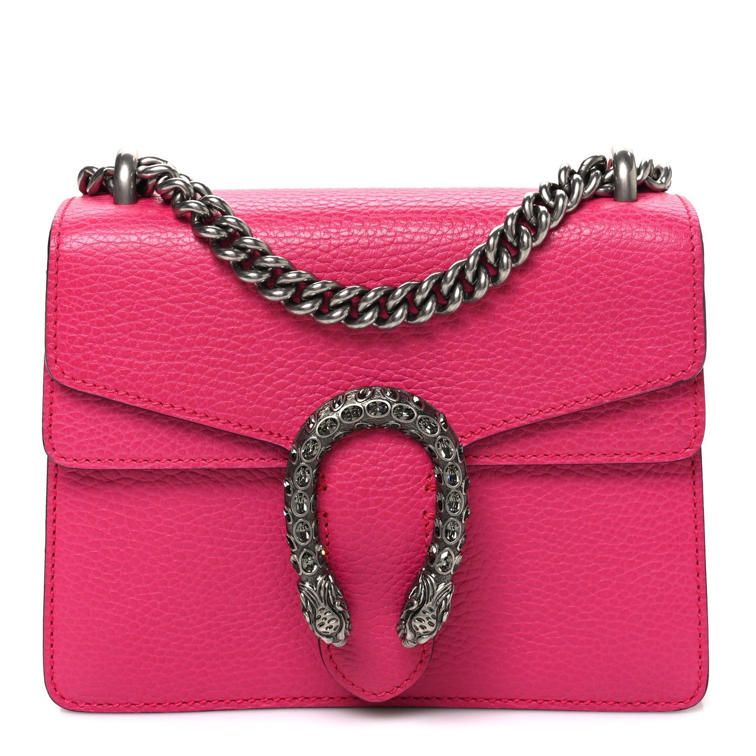 Gucci Calfskin Mini Dionysus Shoulder Bag Box Pink