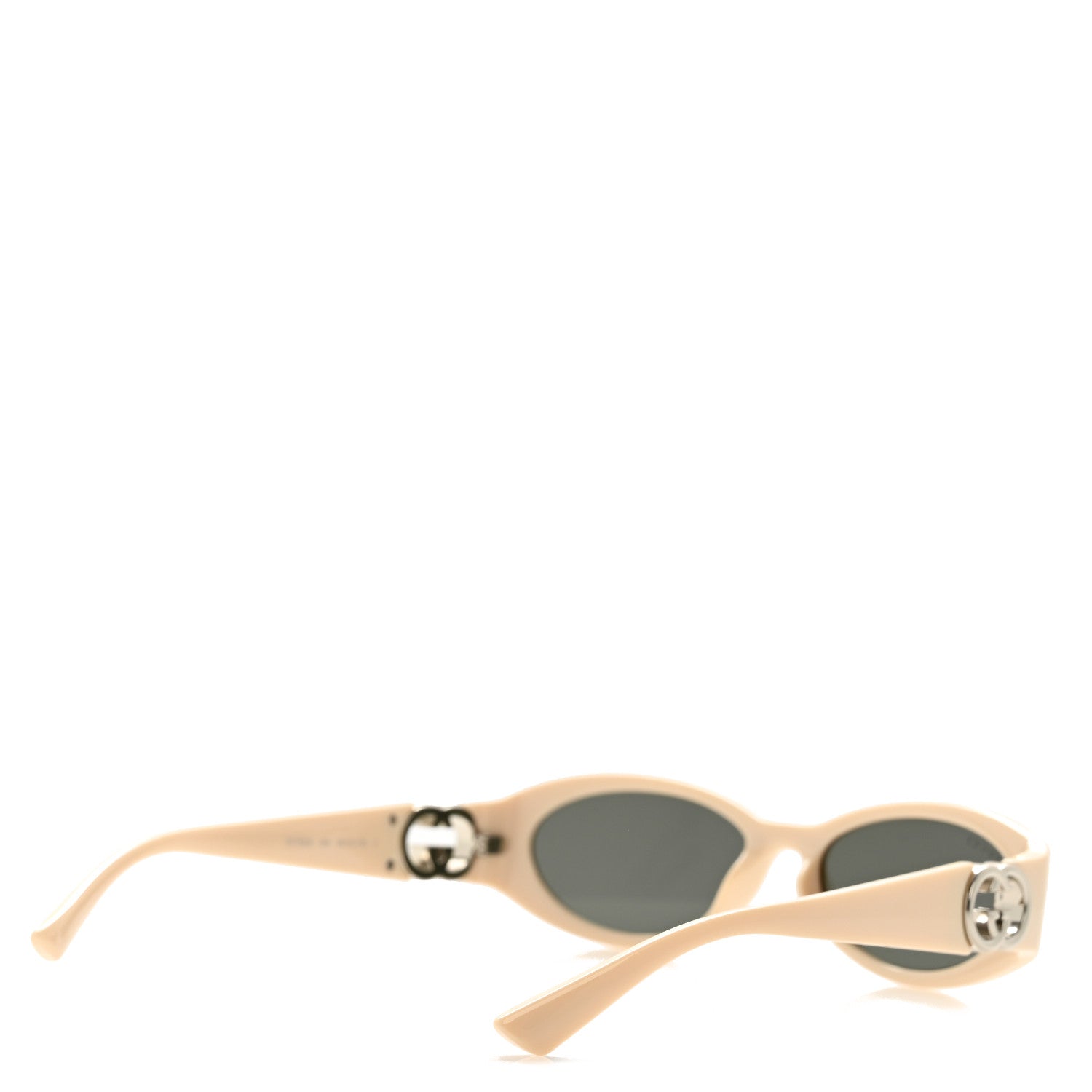 Gucci Acetate Oval Sunglasses GG1660S Ivory