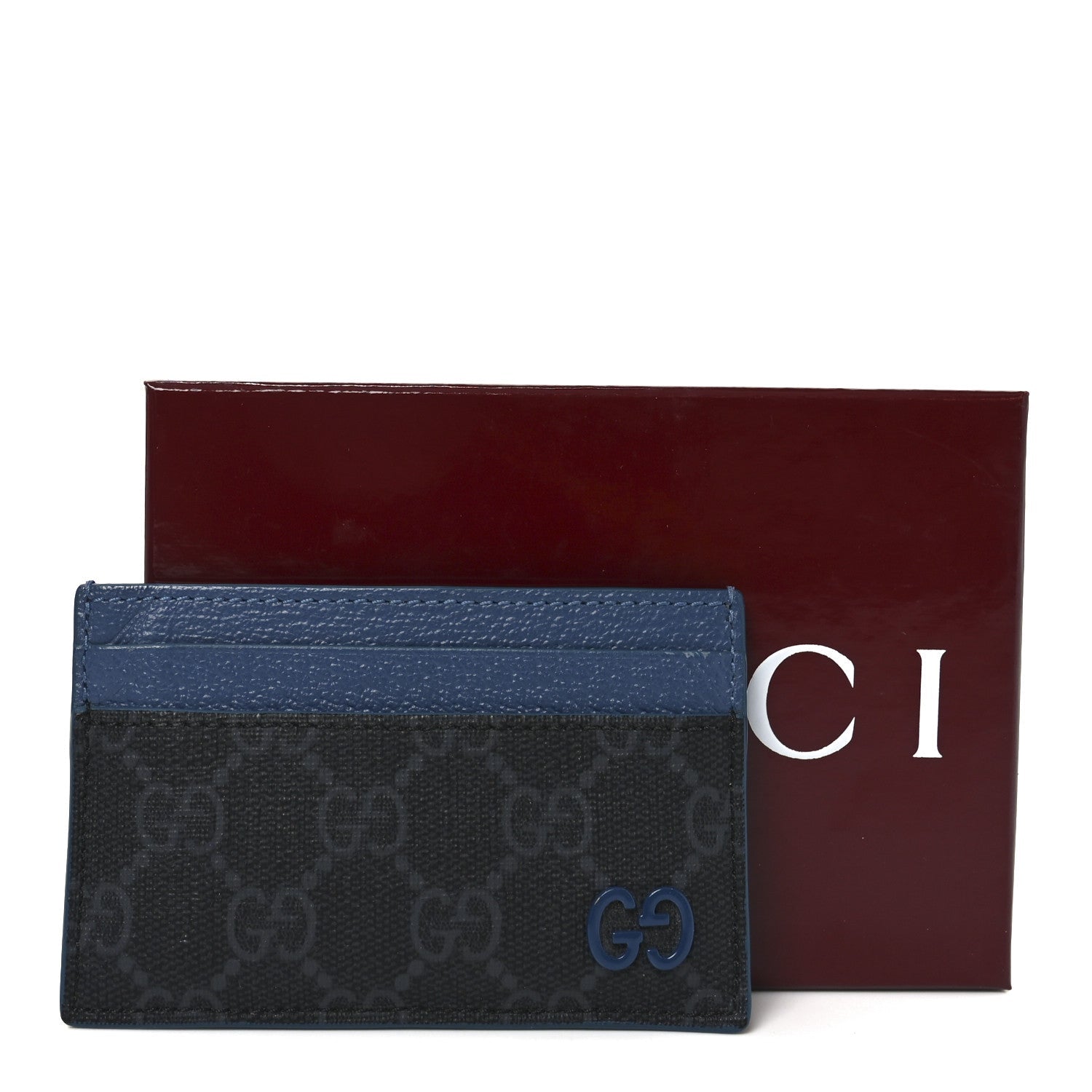Gucci GG Supreme Monogram Bi-Color Card Holder