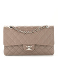 Chanel Caviar Quilted Medium Double Flap Taupe