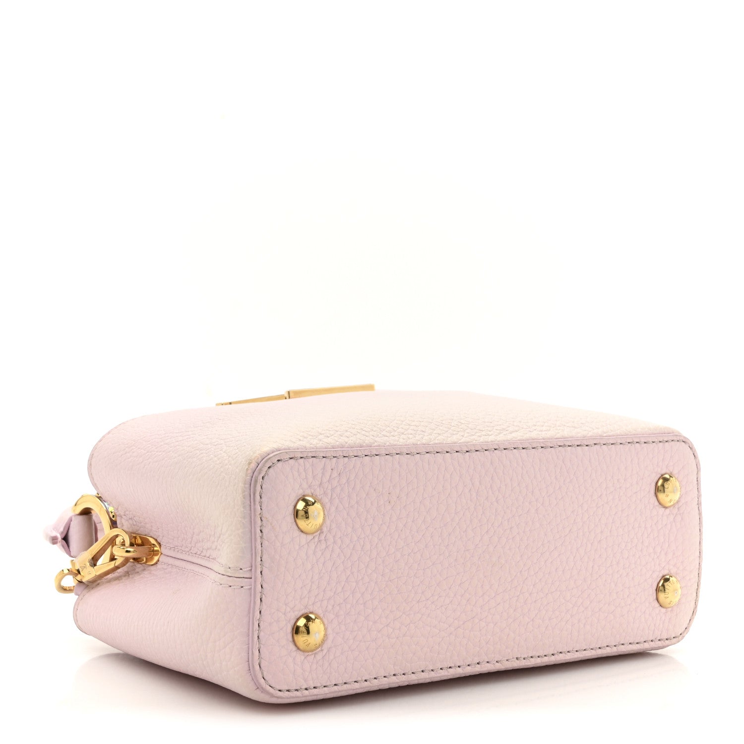 Louis Vuitton Taurillon LV Ski Capucines Mini Pearly Lilac