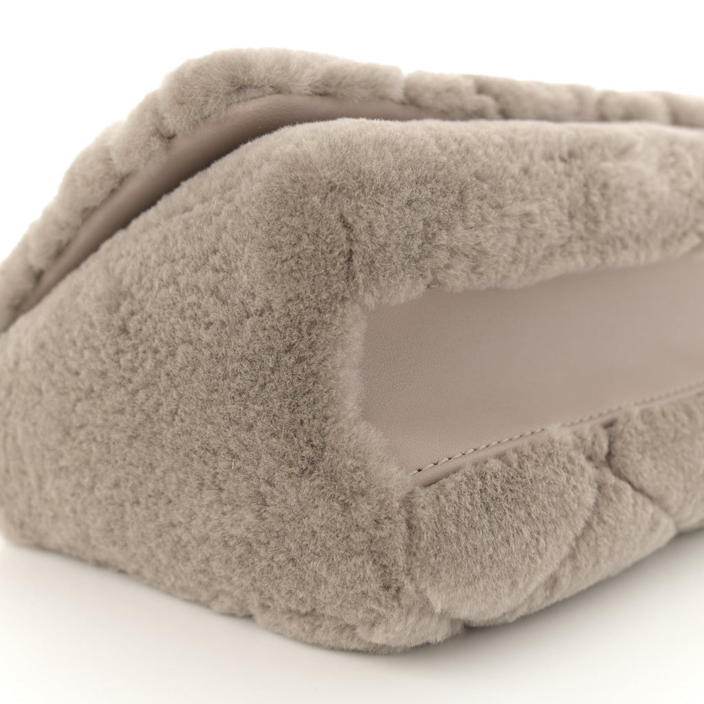 Louis Vuitton Shearling Malletage Top Handle GO-14 PM Grey