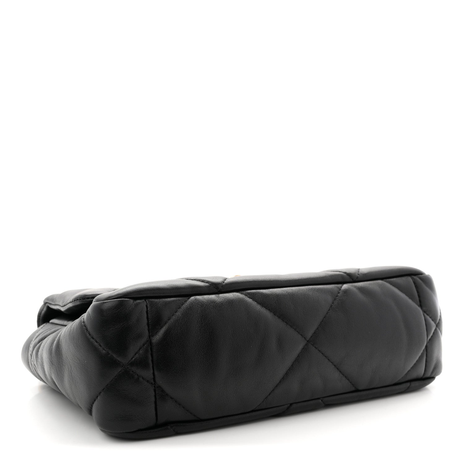 Chanel Lambskin Quilted Medium Chanel 19 Flap Black