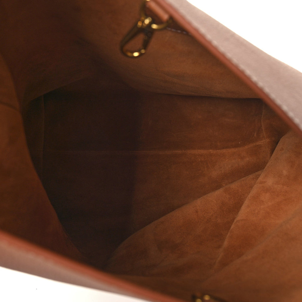 Louis Vuitton Grained Calfskin Low Key Hobo MM Cognac