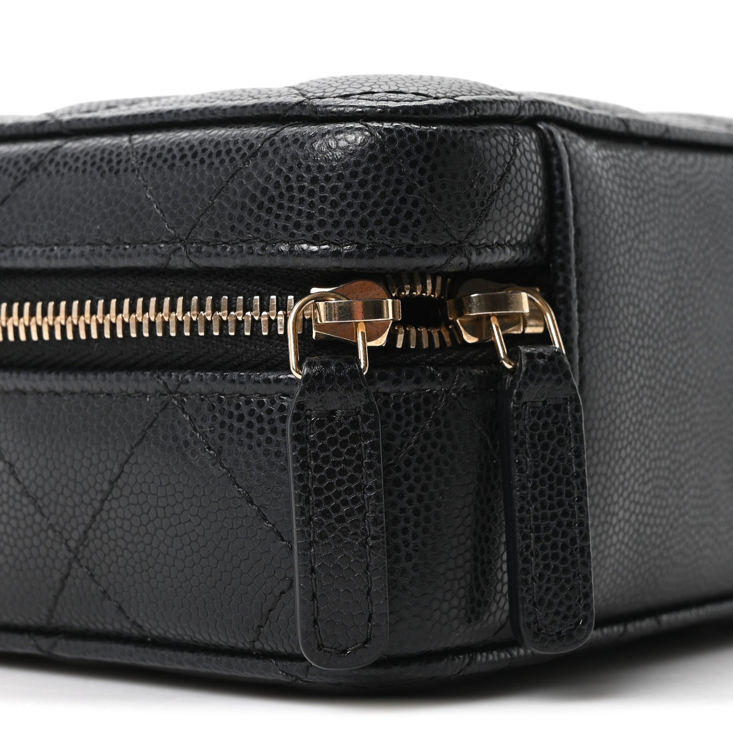 Chanel Caviar Quilted Twist Your Buttons Clutch With Chain Black