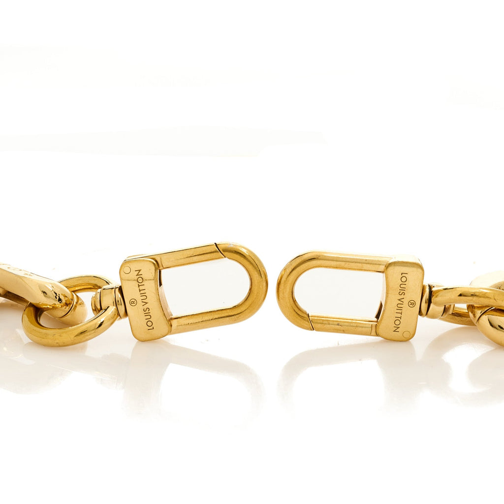 Louis Vuitton Metal Coussin Chain Strap Gold