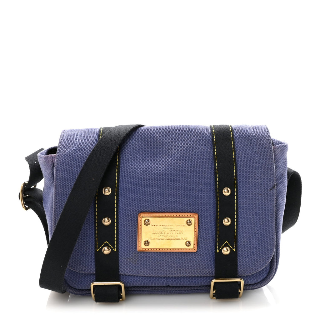 Louis Vuitton Antigua Besace PM Messenger Bag Blue