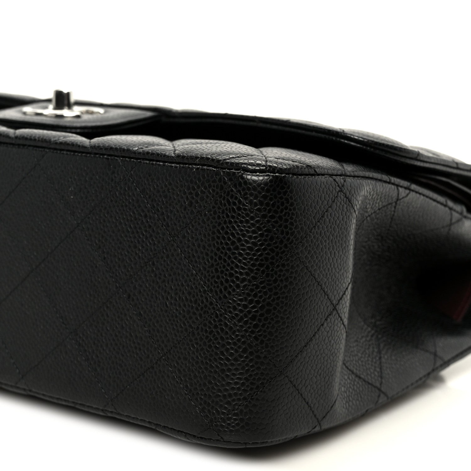 Chanel Caviar Quilted Jumbo Double Flap Black