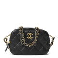 Chanel Caviar Quilted Mini CC You Camera Case Black