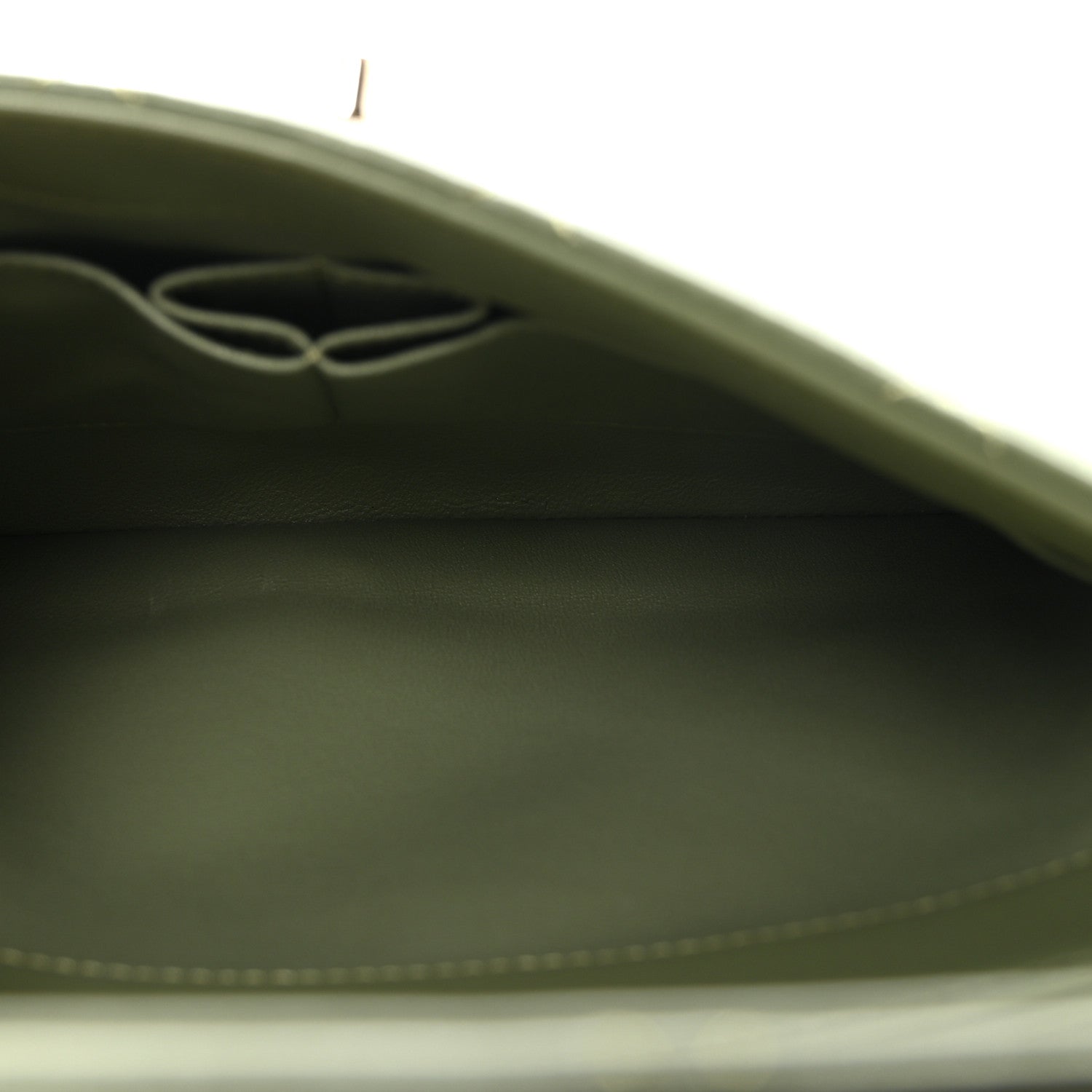 Chanel Lambskin Quilted Small Trendy CC Flap Dual Handle Bag Green