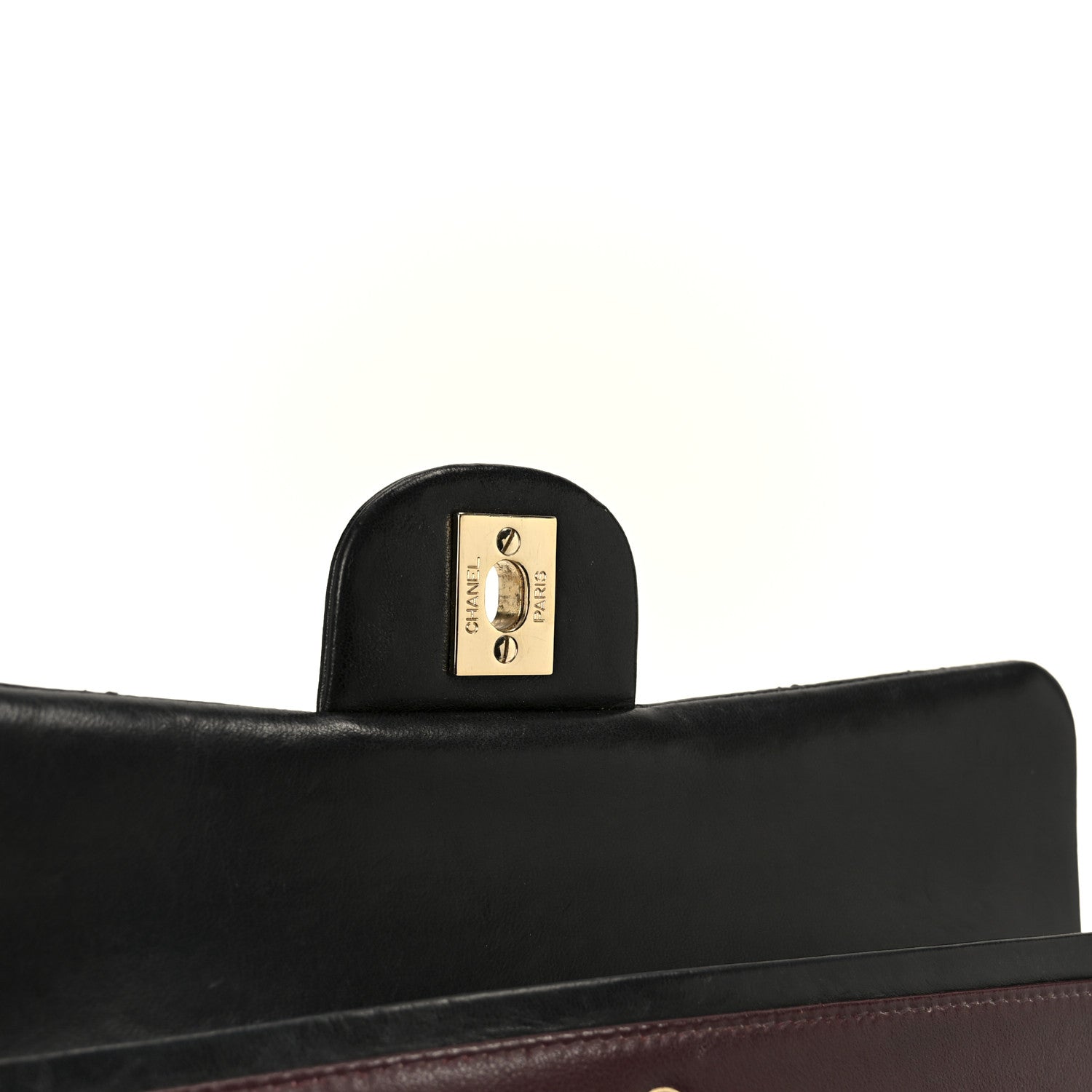 Chanel Lambskin Quilted Medium Double Flap Black