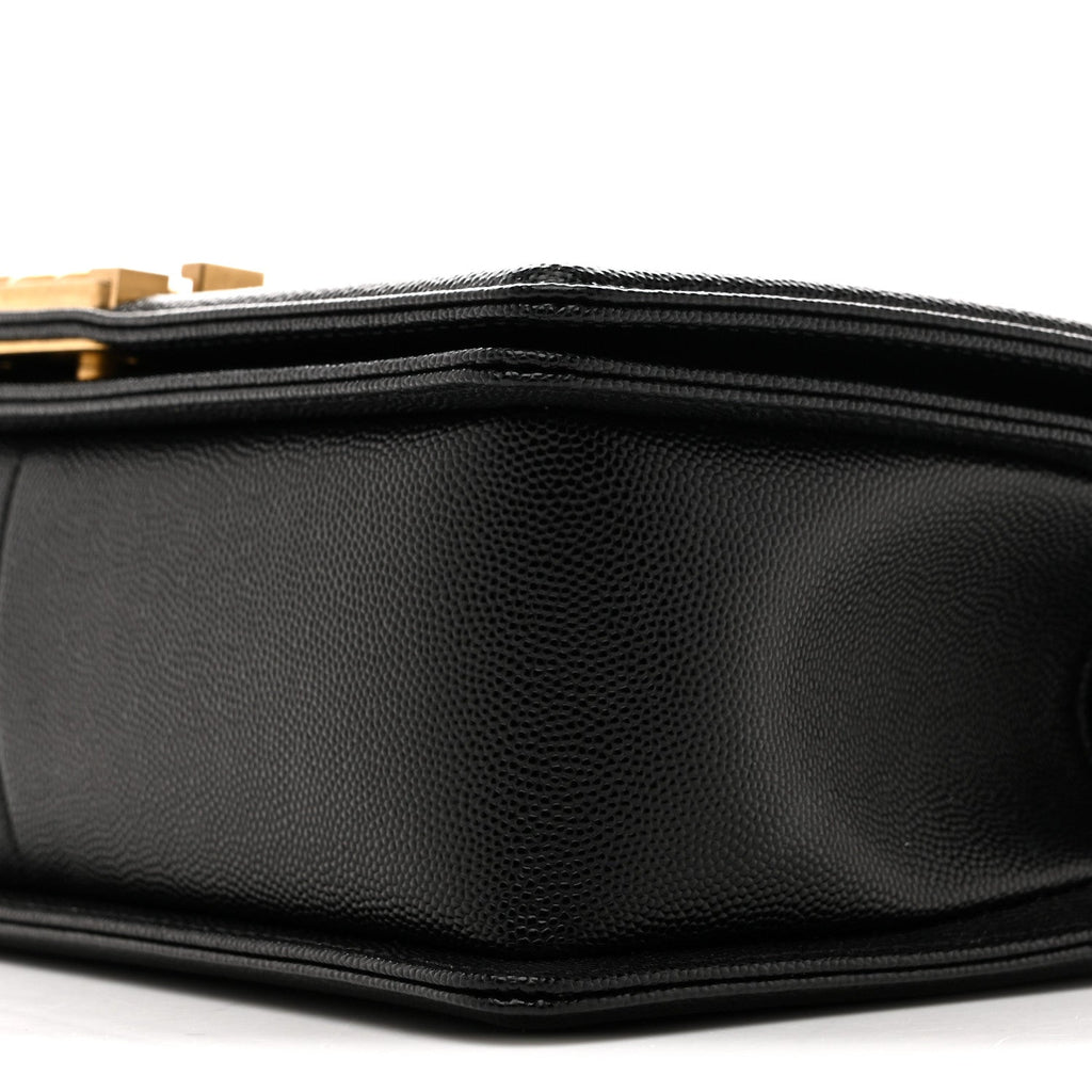 Chanel Caviar Quilted Medium Boy Flap Black