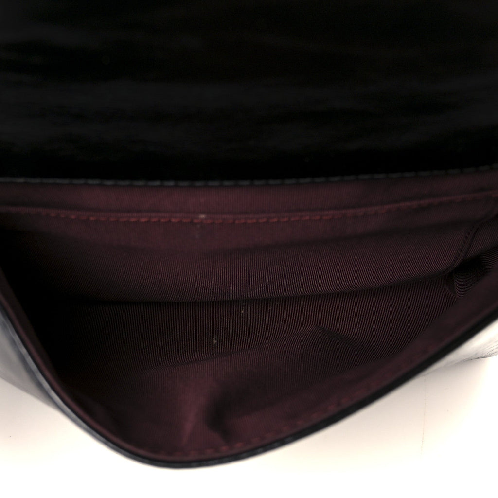 Chanel Glazed Calfskin Pilot Essentials Flap Black