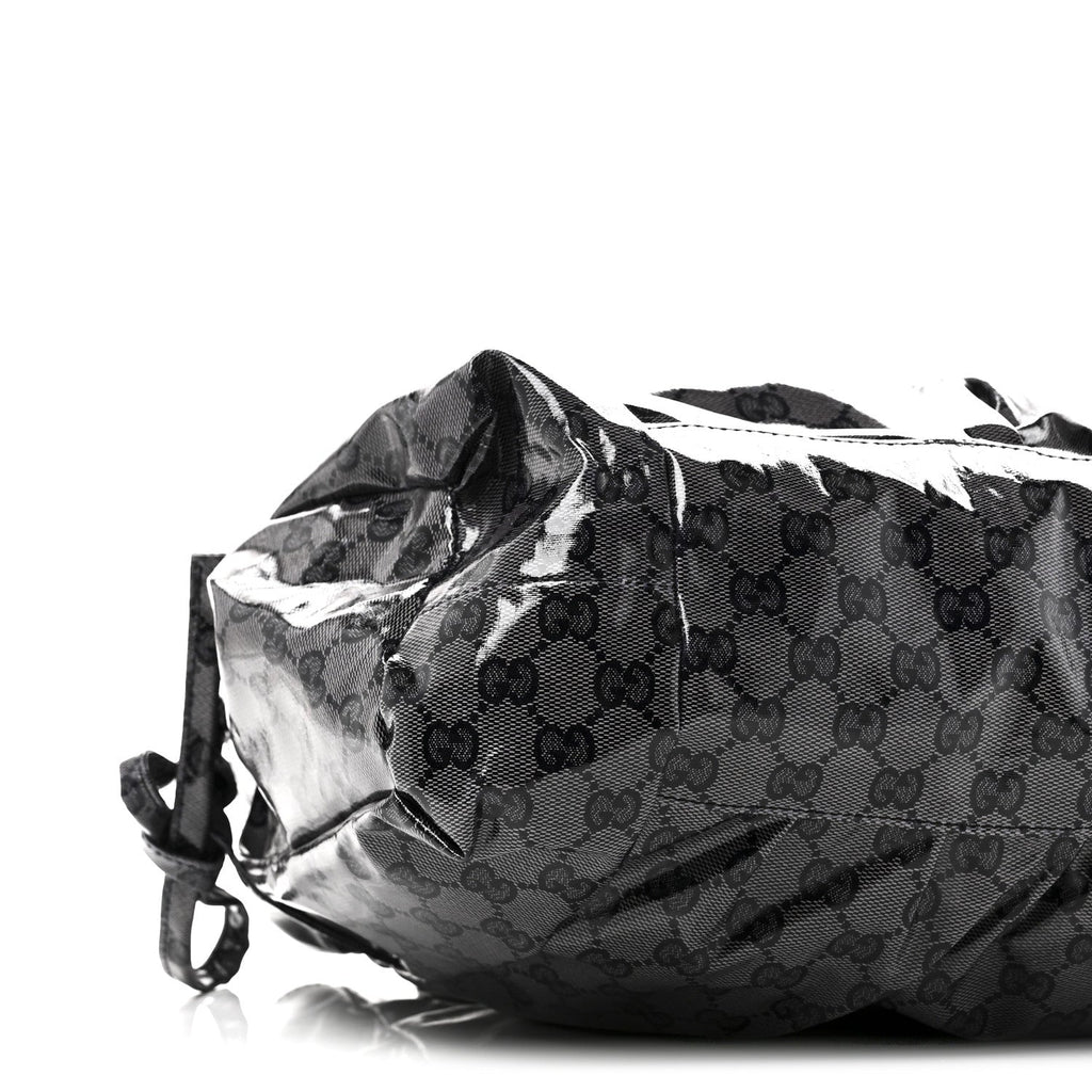 Gucci Crystal Monogram Hysteria Tote Navy Blue