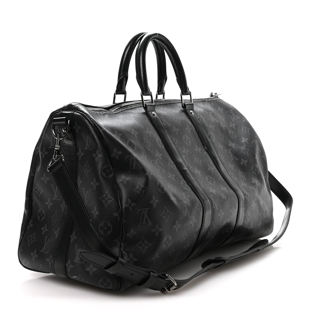 Louis Vuitton Monogram Eclipse Keepall Bandouliere 45