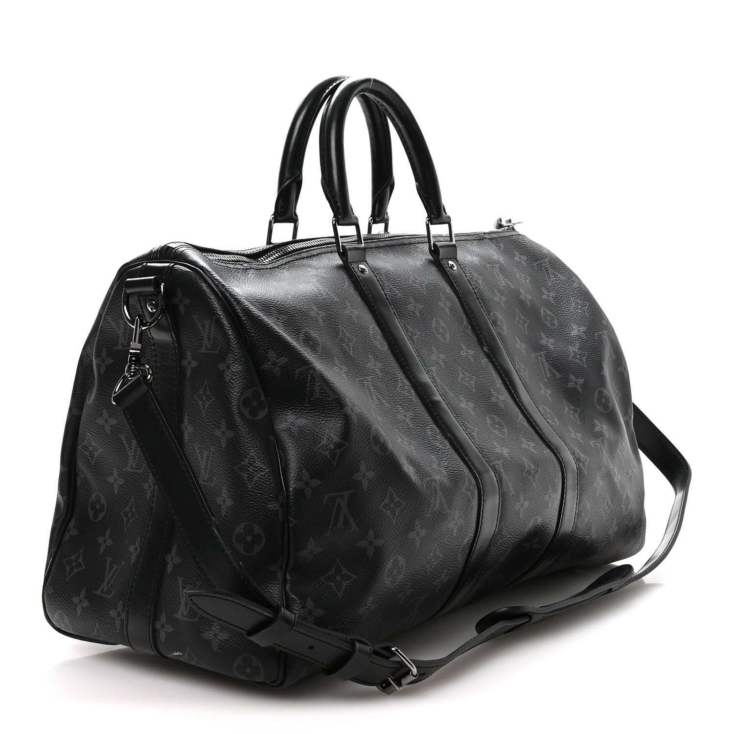 Louis Vuitton Monogram Eclipse Keepall Bandouliere 45