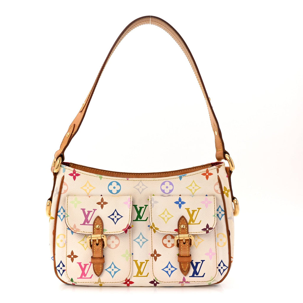 Louis Vuitton Monogram Multicolor Lodge PM White