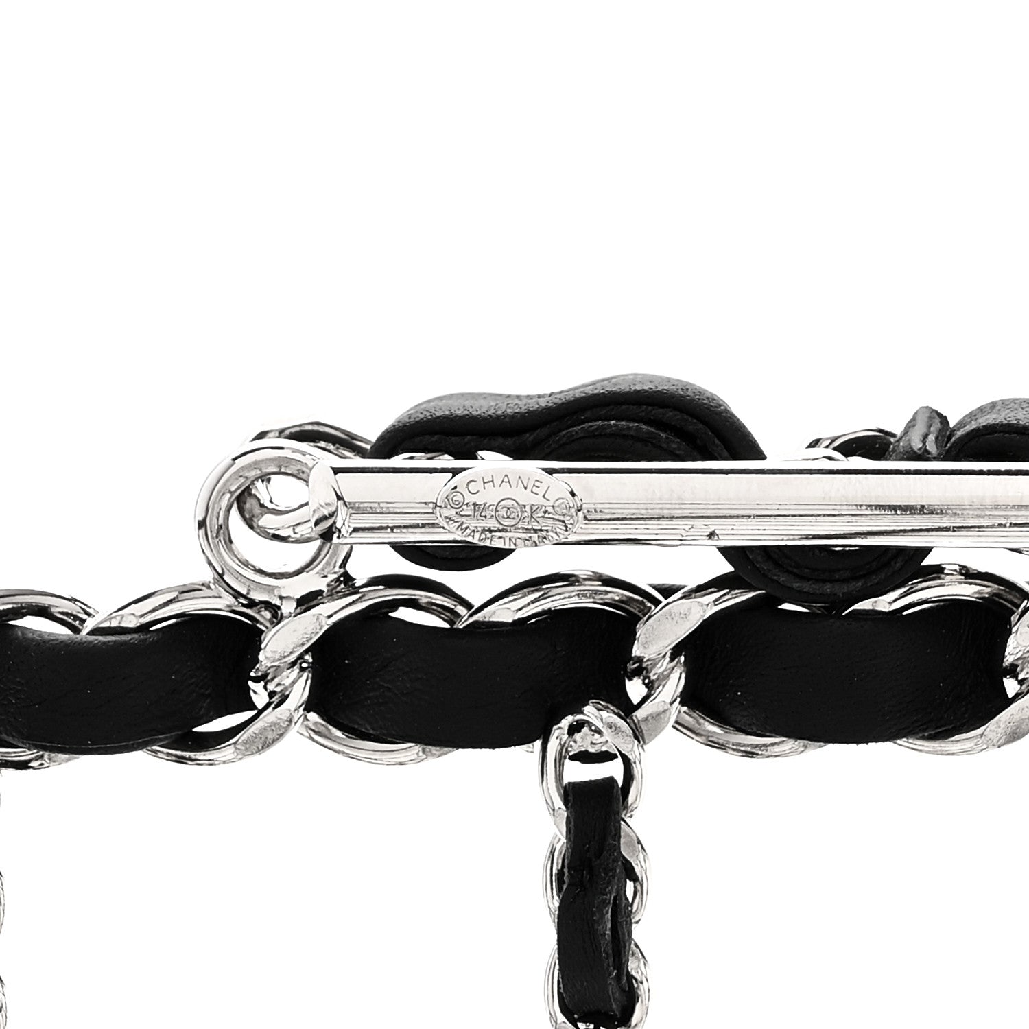 Chanel Brass Calfskin Grocery By Chanel Minaudiere Shopping Basket Silver