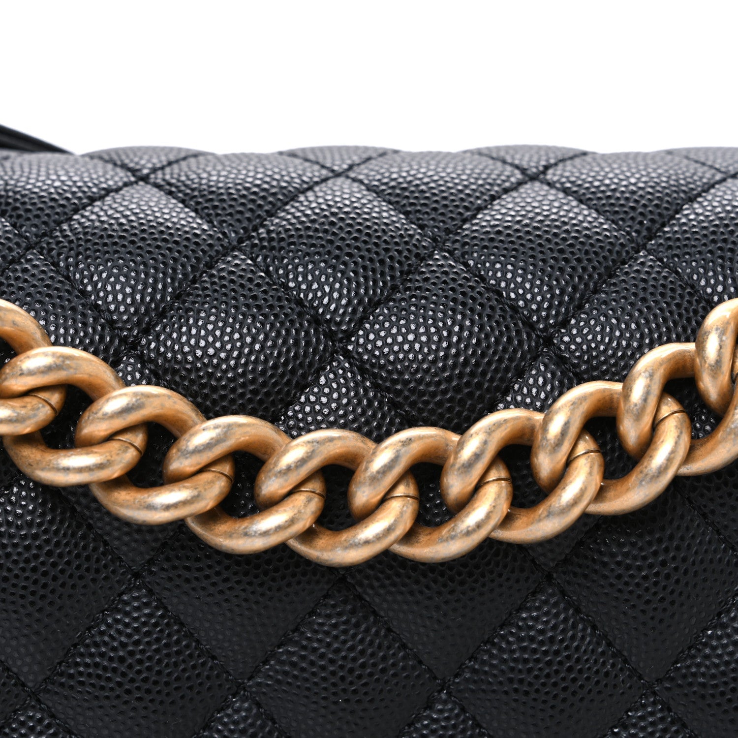 Chanel Caviar Quilted Medium Boy Flap Black