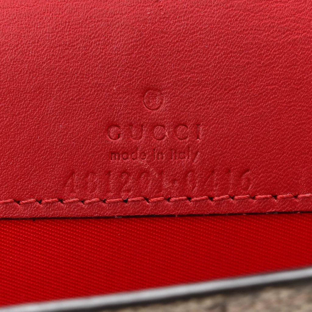 Gucci GG Supreme Monogram Mini Cherry Chain Bag