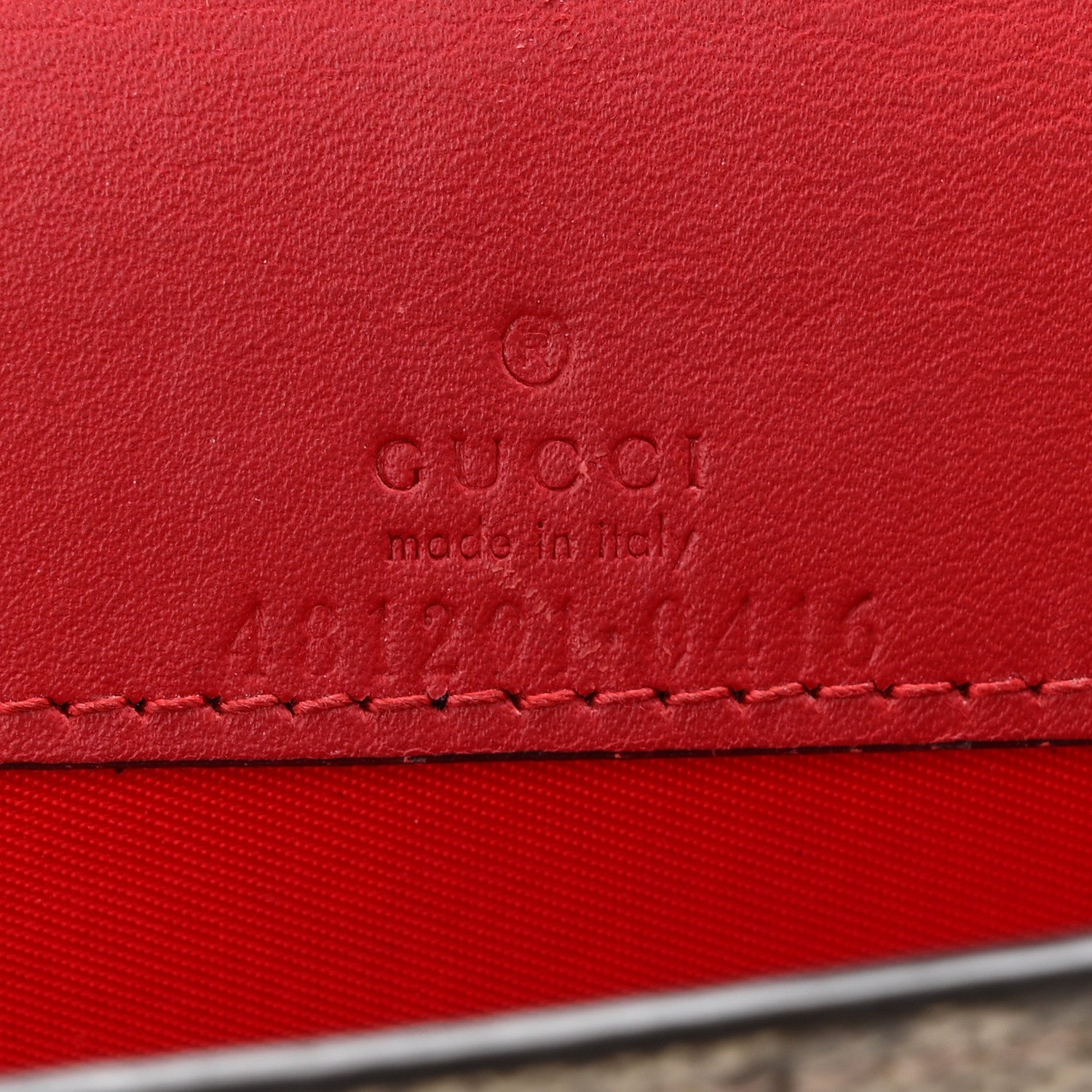 Gucci GG Supreme Monogram Mini Cherry Chain Bag