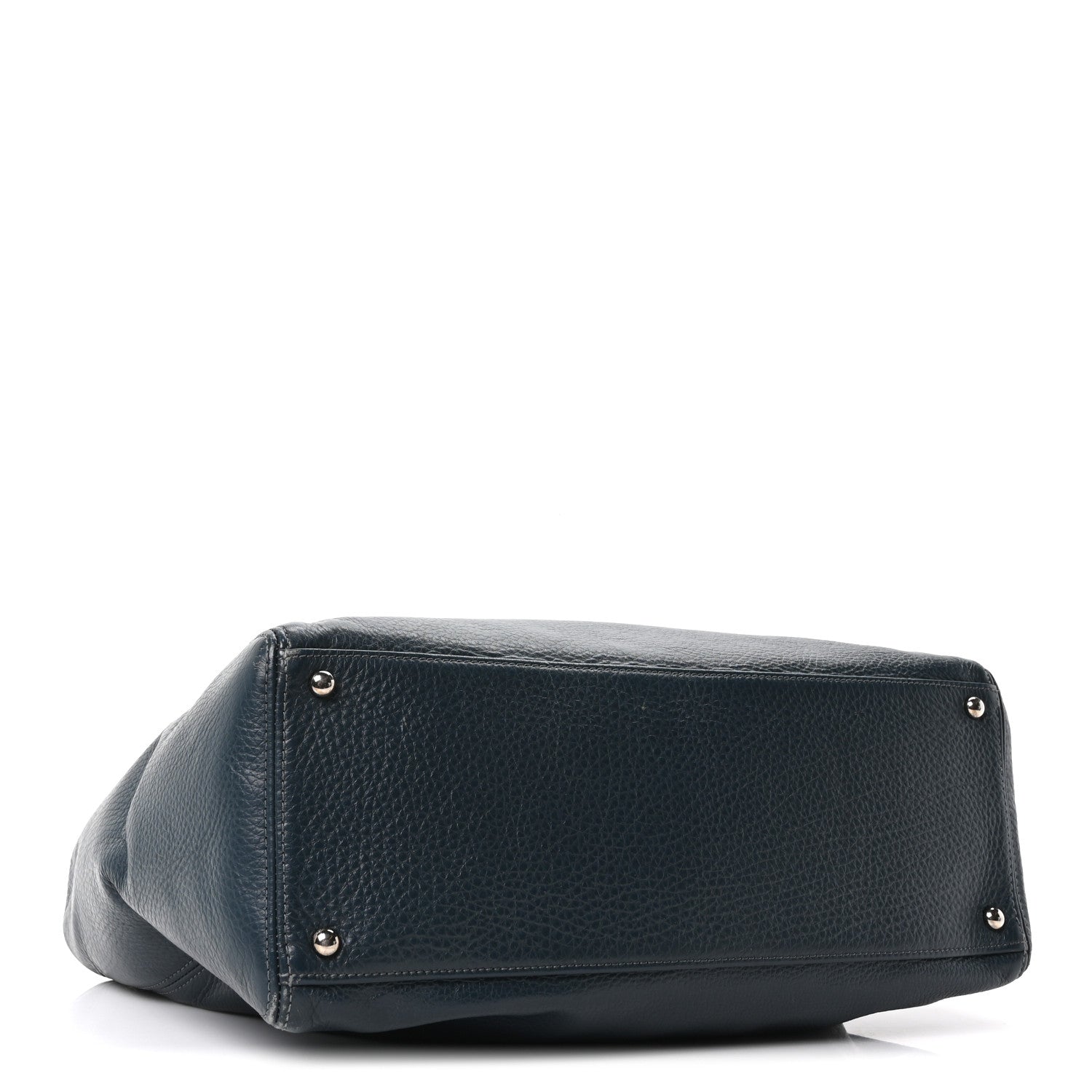 Chanel Calfskin Cerf Executive Shopper Tote Blue