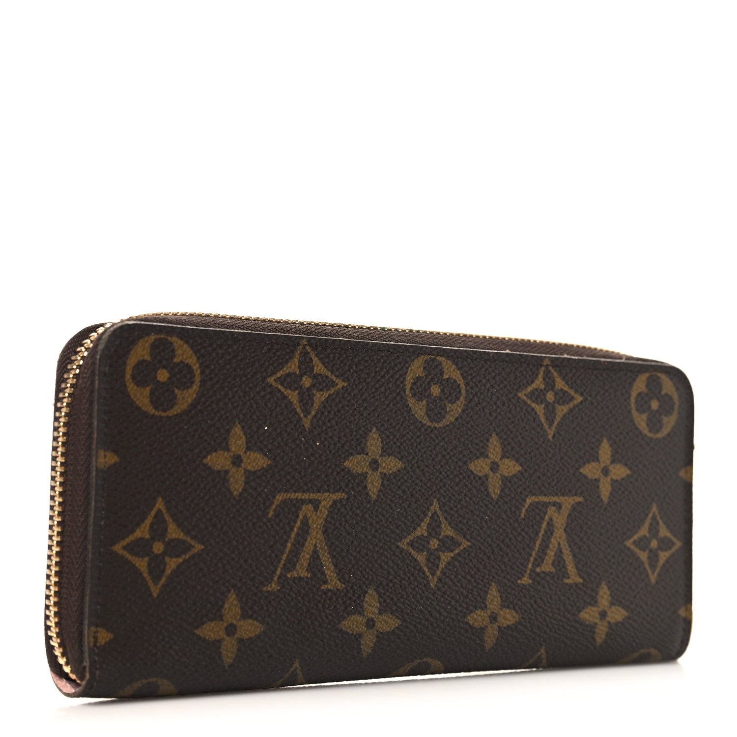 Louis Vuitton Monogram Clemence Wallet Rose Ballerine