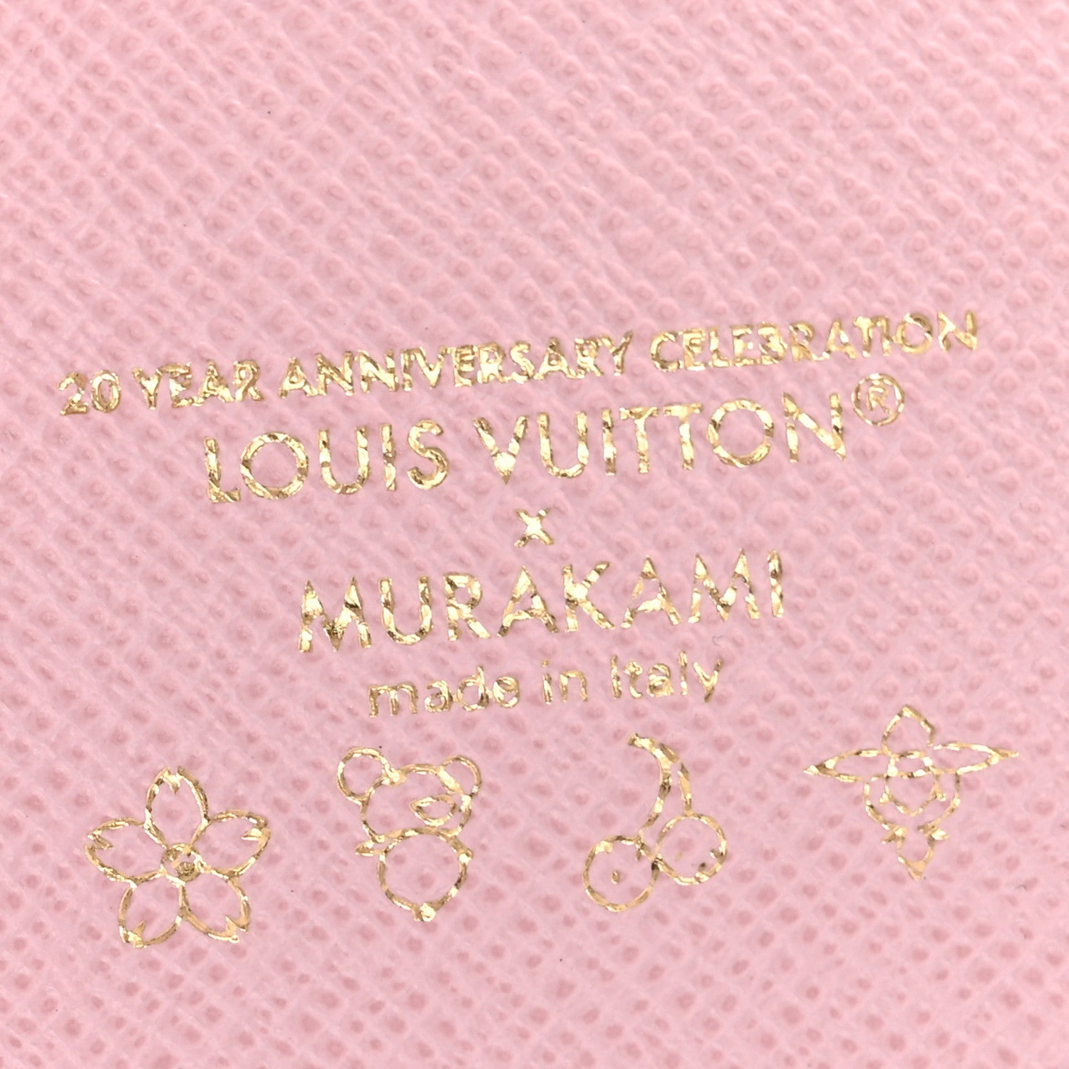 Louis Vuitton LV X TM Monogram Cherry Blossom Victorine Wallet Sakura Brown