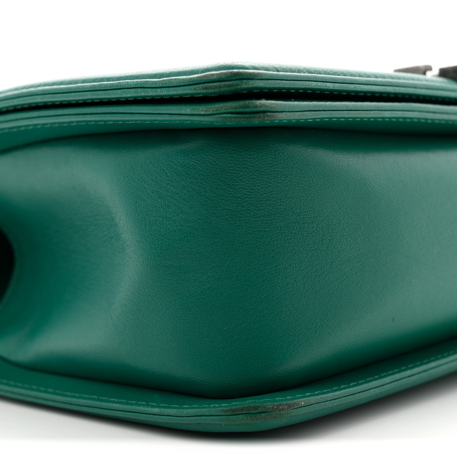 Chanel Lambskin Quilted Medium Boy Flap Green