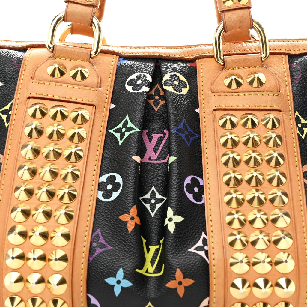 Louis Vuitton Monogram Multicolor Courtney MM Black
