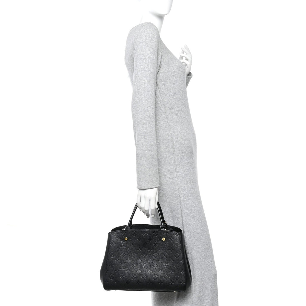 Louis Vuitton Empreinte Montaigne MM Black