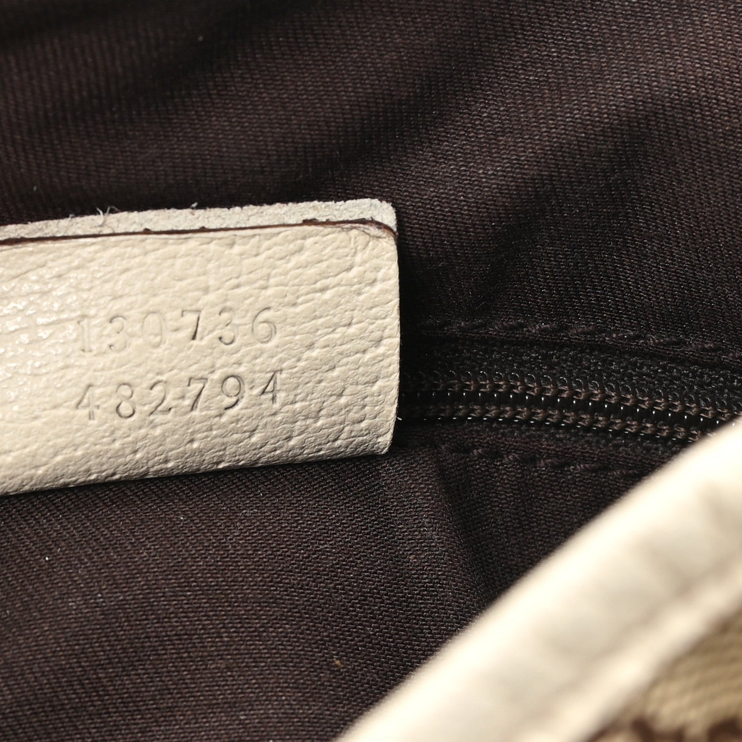 Gucci Monogram Medium Abbey Shoulder Bag Off White