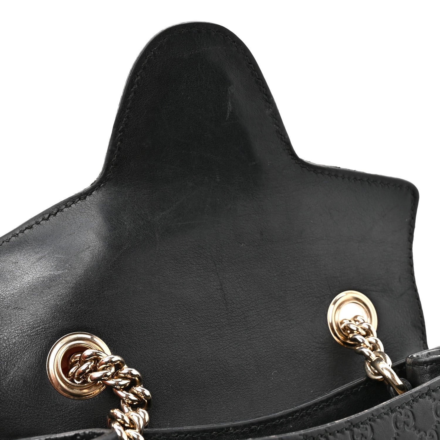 Gucci Microguccissima Mini Emily Chain Shoulder Bag Black