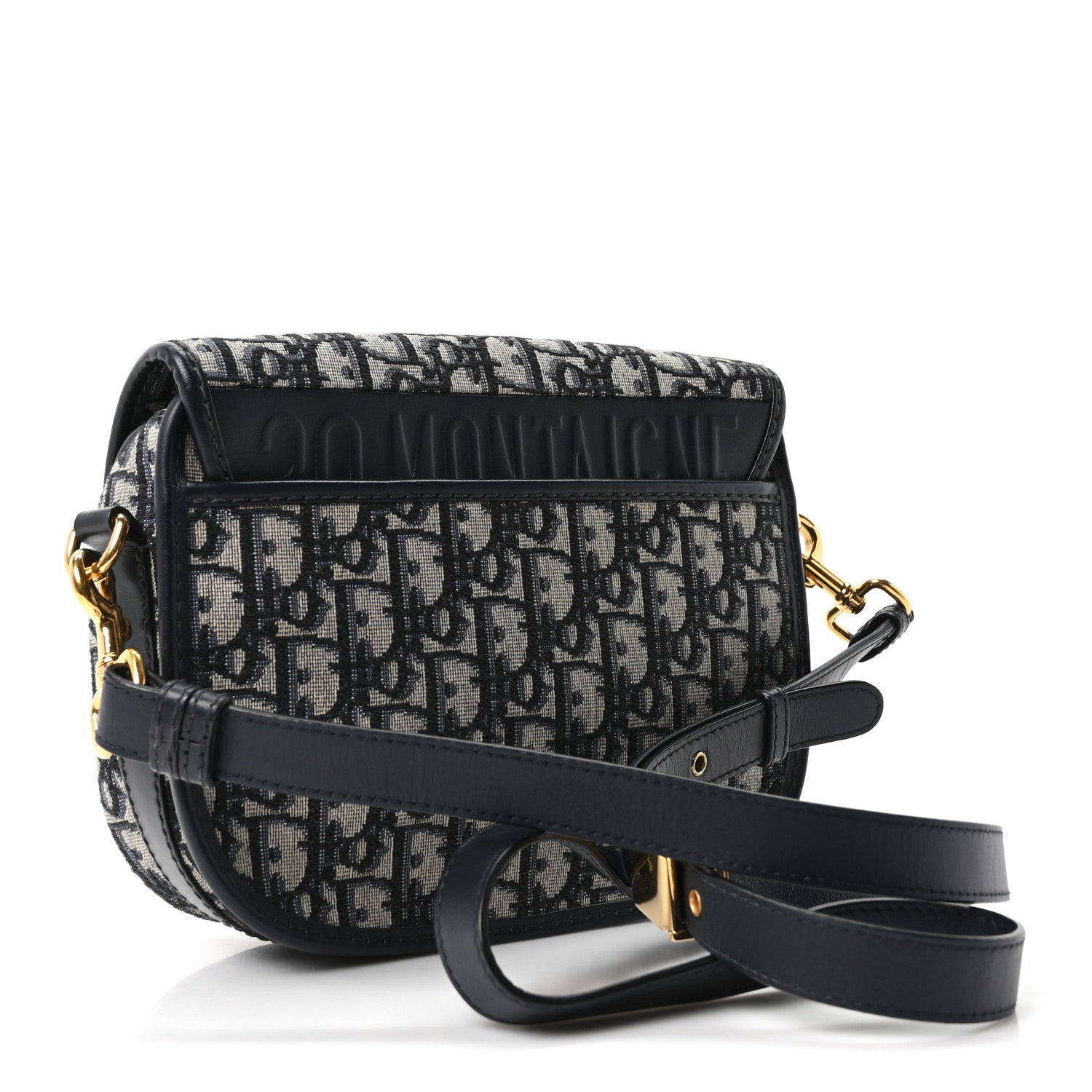 Christian Dior Oblique Medium Bobby Flap Blue