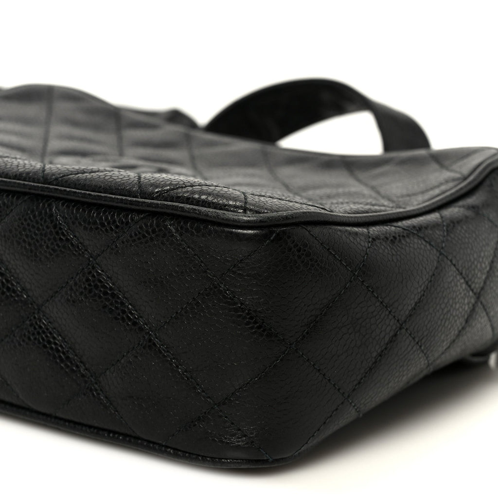 Chanel Caviar Quilted Camera Case Black