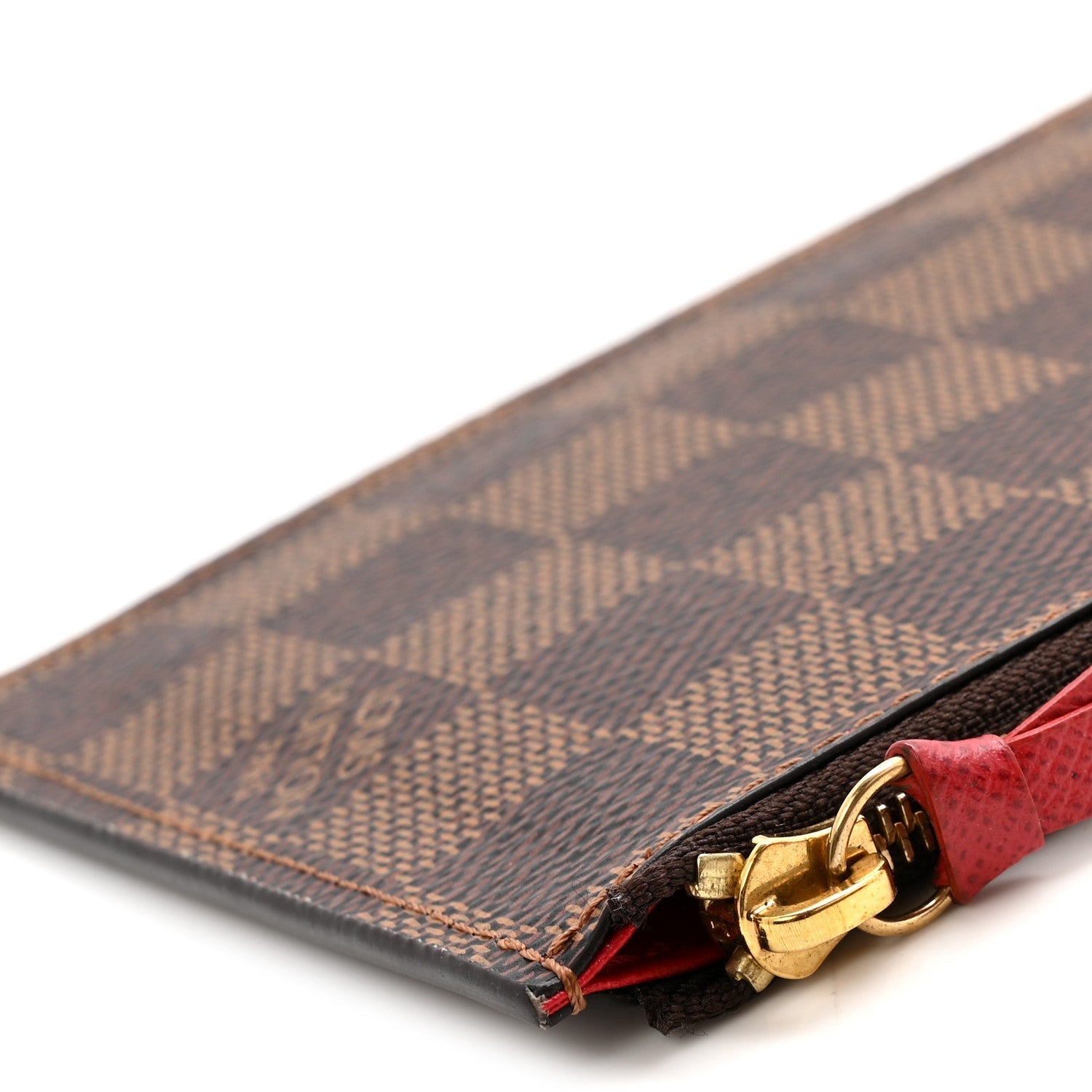 Louis Vuitton Damier Ebene Pochette Felicie Chain Wallet