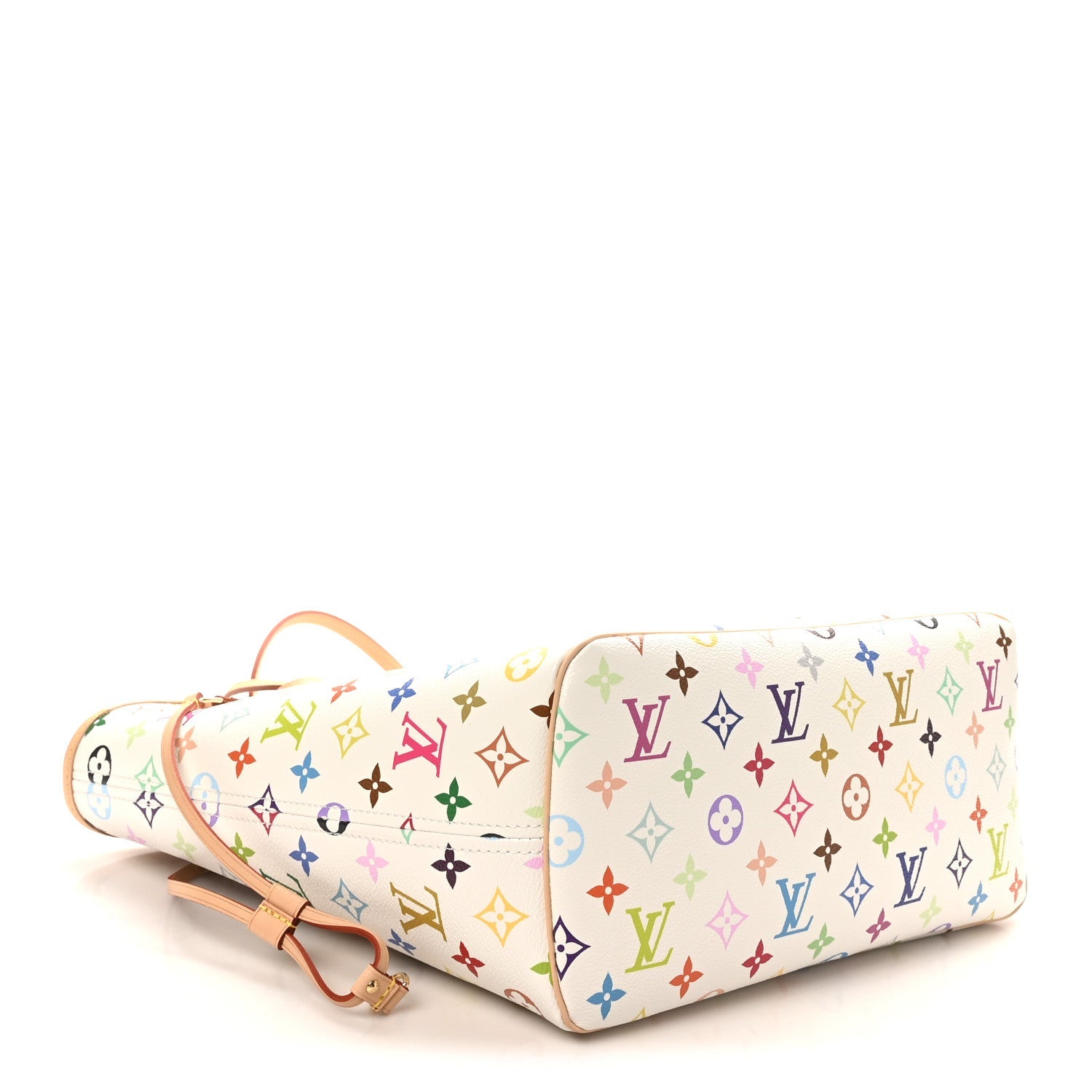 Louis Vuitton LV X TM Monogram Multicolor Neverfull MM White