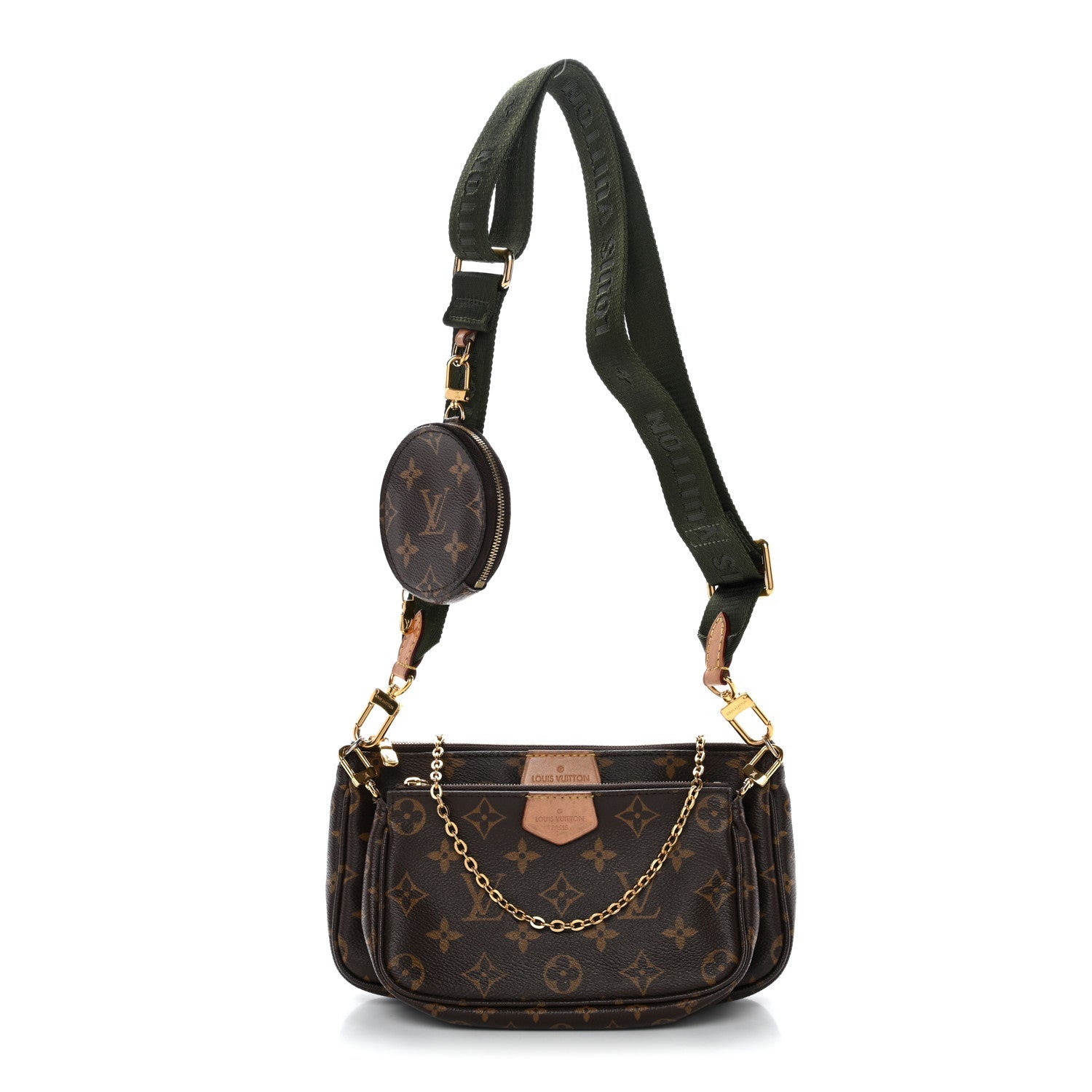Louis Vuitton Monogram Multi Pochette Accessories Kaki